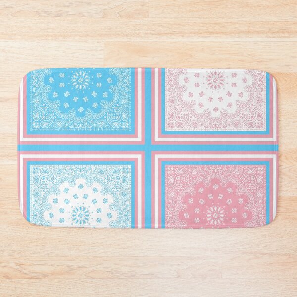 Item preview, 65 MCMLXV LGBT Transgender Pride Flag Bandana Mix Pattern designed and sold by 65 MCMLXV.