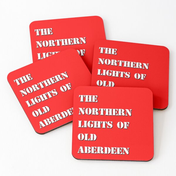 Item preview, Northern Lights Aberdeen Dons Red White Retro designed and sold by ModSupporters.