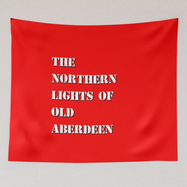 Item preview, Northern Lights Aberdeen Dons Red White Retro designed and sold by ModSupporters.