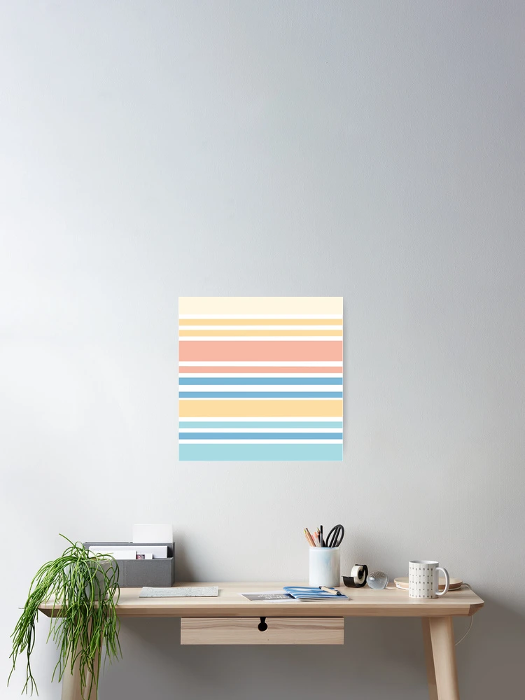 Thumbnail 2 of 3, Poster, Color Stripes designed and sold by PatternDesign01.