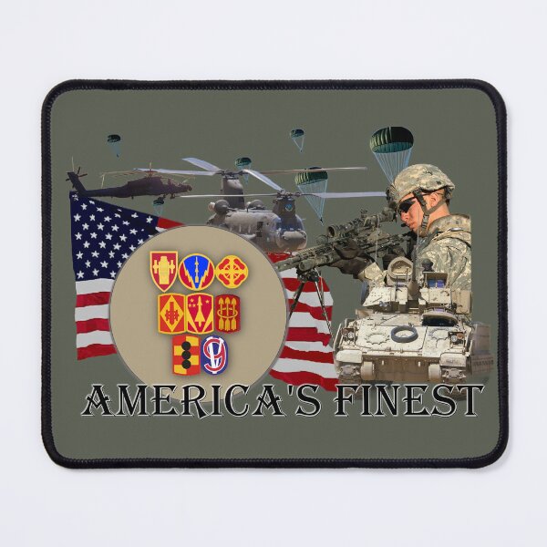 Item preview, US ARMY battalions divisions regiments installions base hq collection   FIND YOURS designed and sold by THE AMERICAN TEEVANGELIST.