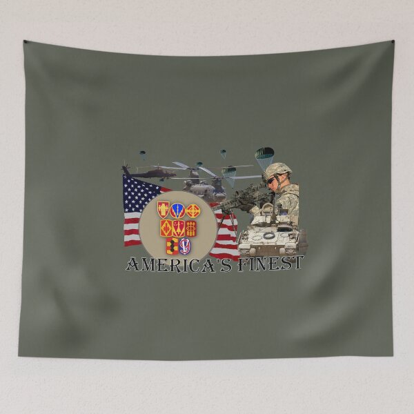 Item preview, US ARMY battalions divisions regiments installions base hq collection   FIND YOURS designed and sold by THE AMERICAN TEEVANGELIST.