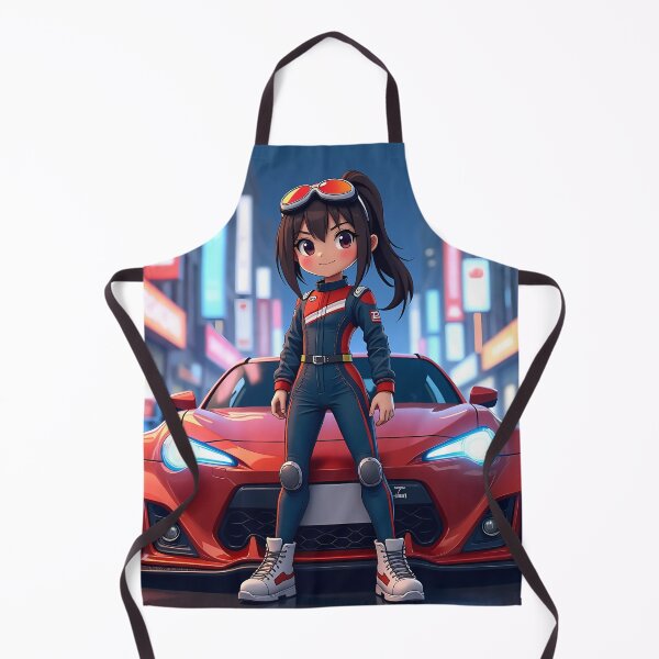 Item preview, Cartoon girl racer designed and sold by Sopilka.