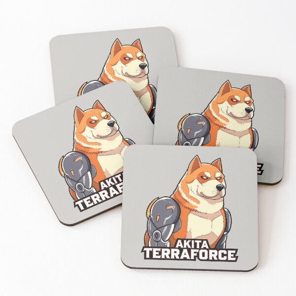 Item preview, Akita Terraforce A Cool Cyborg Dog Superhero designed and sold by TheArtOfPat.