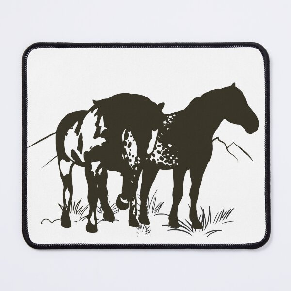 Item preview, Pinto and Appaloosa Wild Horses designed and sold by DesignByRoseCo.