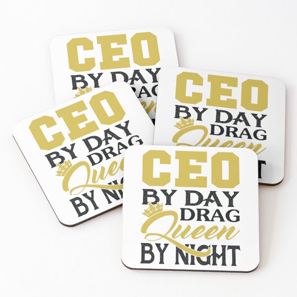 Item preview, CEO BY DAY, DRAG QUEEN BY NIGHT - light backgrounds designed and sold by TrixDesign.
