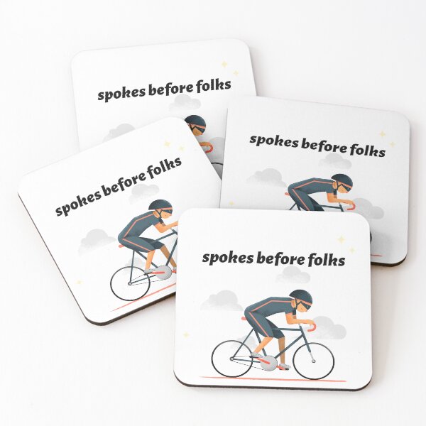 Item preview, Spokes before folks designed and sold by FirstTimeTees.