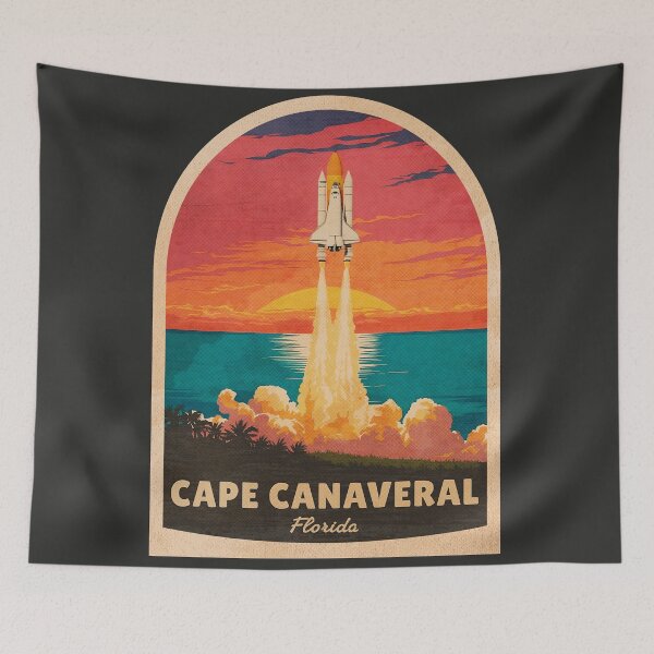 Item preview, Cape Canaveral Florida Retro Vintage designed and sold by Wild-Neptune.