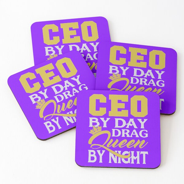 Item preview, CEO BY DAY, DRAG QUEEN BY NIGHT - dark backgrounds designed and sold by TrixDesign.
