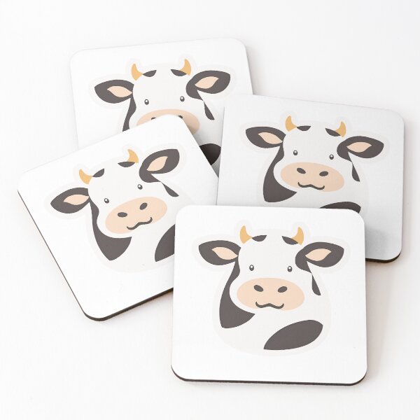 Item preview, Cute Round Cow designed and sold by DesignByRoseCo.