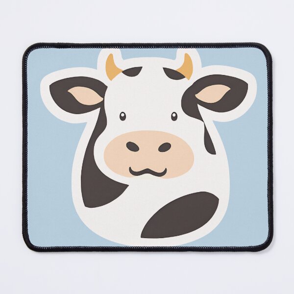 Item preview, Cute Round Cow designed and sold by DesignByRoseCo.