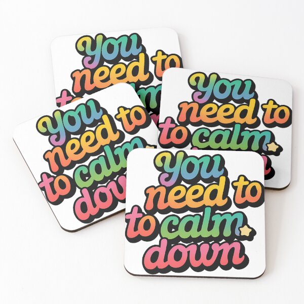 Item preview, Funny Retro Quote You Need To Calm Down Cool Groovy designed and sold by HelicalCreative.