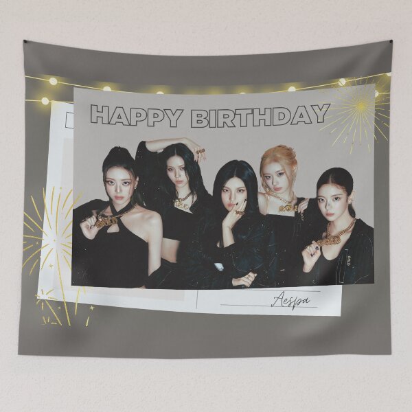 Item preview, Happy Birthday aespa designed and sold by jaofnn.