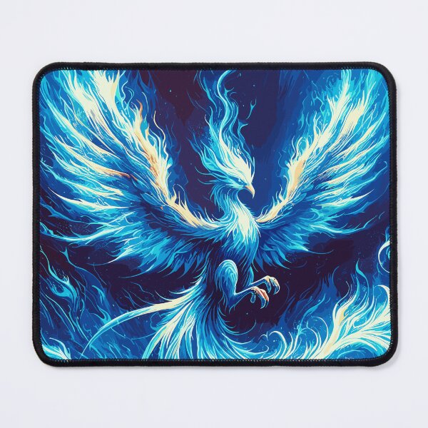 Item preview, Blue Fire Bird Phoenix designed and sold by RayCrimson.