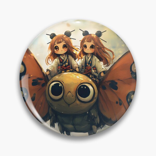 Item preview, Priestesses Riding Mothra designed and sold by Playing In Mud.