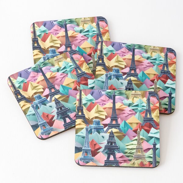 Item preview, Origami Art - Timeless Elegance: The Eiffel Towers designed and sold by ArtfulFolds.