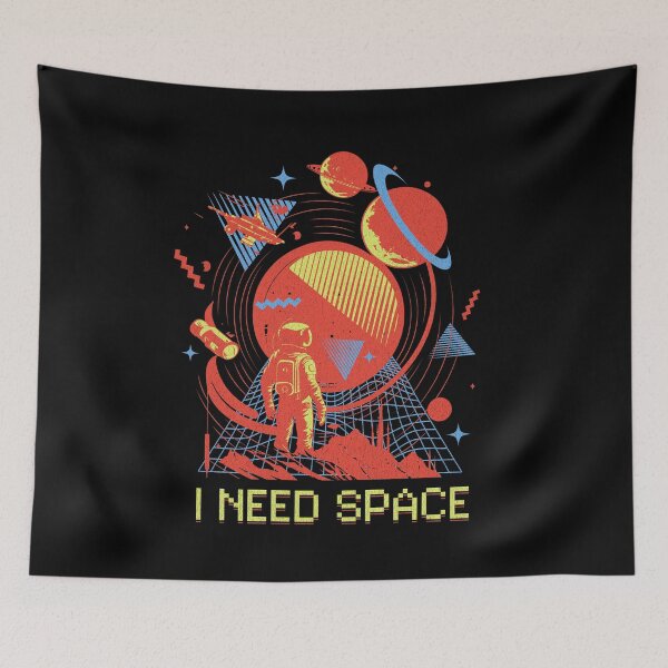 Item preview, I Need Space Retro Vintage designed and sold by Wild-Neptune.