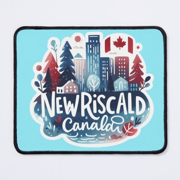 Item preview, Copy of Cute Minimalist Thunder Bay Canada Sticker – Bold Groovy Font & Watercolor Skyline, designed and sold by PaintMeWorld.