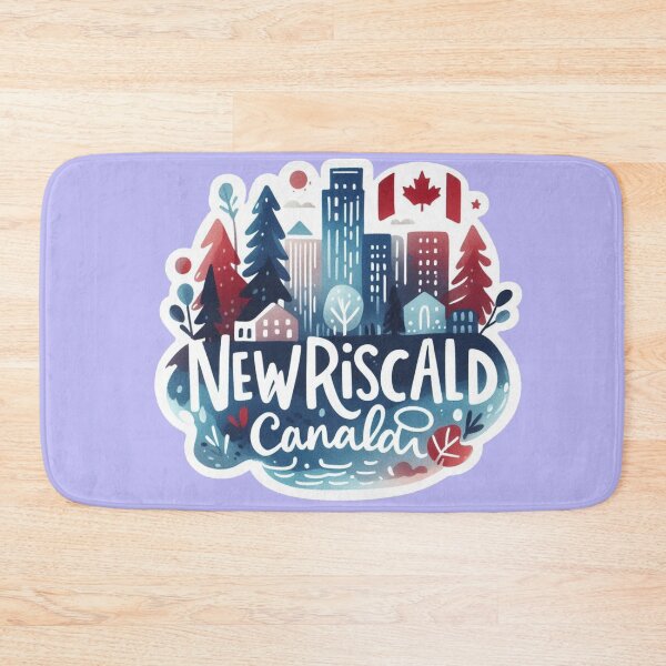 Item preview, Copy of Cute Minimalist Thunder Bay Canada Sticker – Bold Groovy Font & Watercolor Skyline,  designed and sold by PaintMeWorld.
