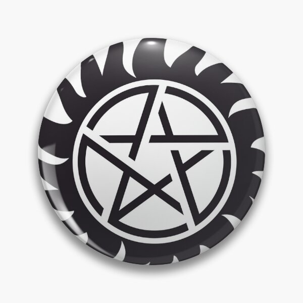 Artikelvorschau, Supernaturales Logo Pentagramm Anti-Besessenheitssymbol Sticker entworfen und verkauft von MattyTM.