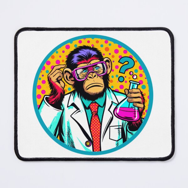 Item preview, Monkey in science designed and sold by Osher-BioArt.