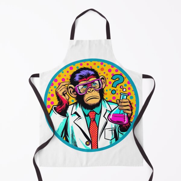 Item preview, Monkey in science designed and sold by Osher-BioArt.
