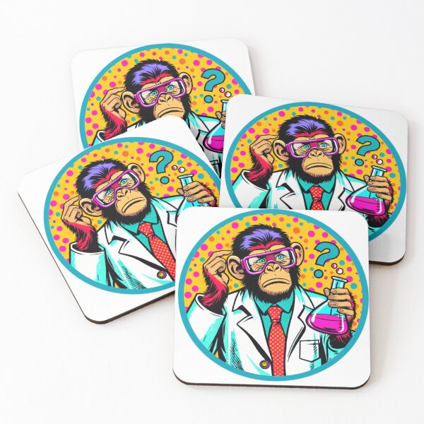 Item preview, Monkey in science designed and sold by Osher-BioArt.