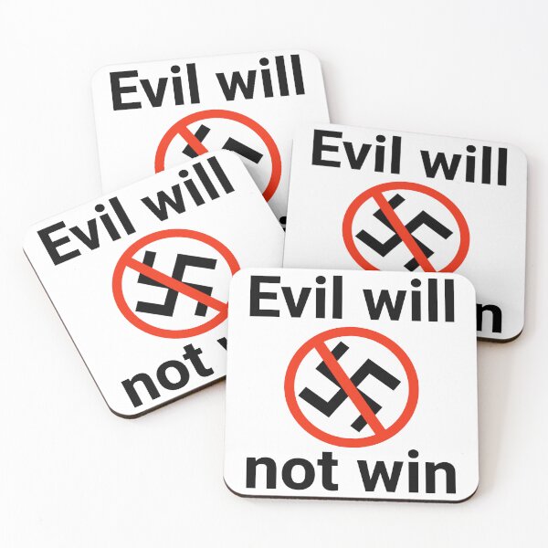 Item preview, Evil will not win  designed and sold by Rachel the Artist .