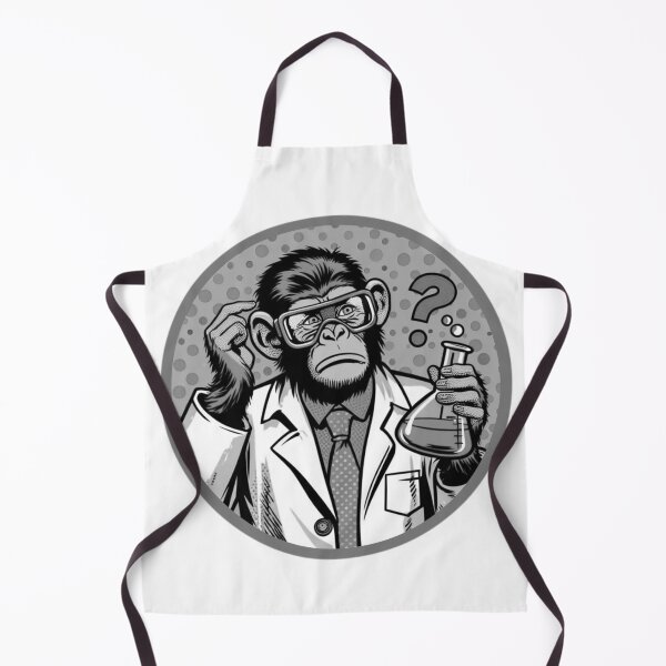 Item preview, Monkey in science designed and sold by Osher-BioArt.