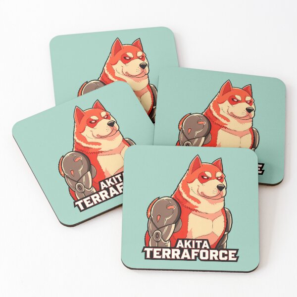 Item preview, Akita Terraforce A Cool Cyborg Dog Superhero designed and sold by TheArtOfPat.