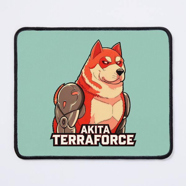 Item preview, Akita Terraforce A Cool Cyborg Dog Superhero designed and sold by TheArtOfPat.