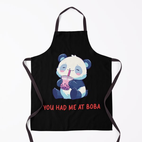 Item preview, You Had Me At Boba - Cute Funny Panda Drinking Bubble Tea designed and sold by aresmeris.