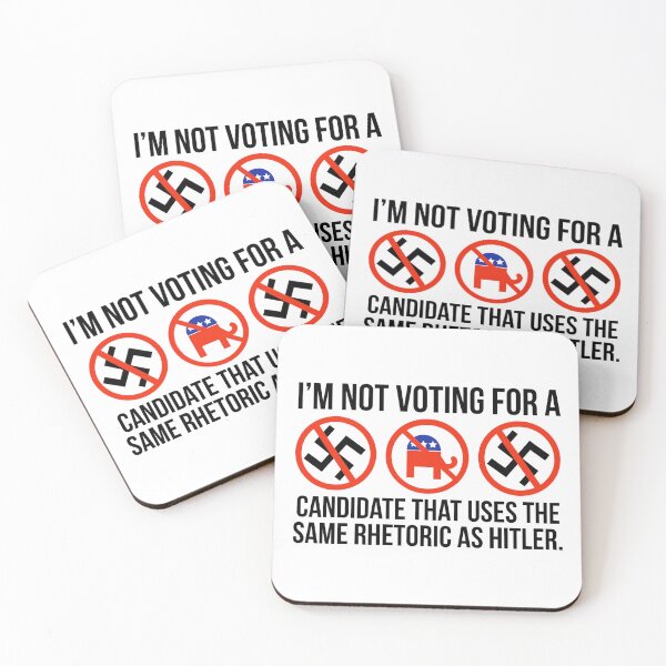 Item preview, I’m not voting for a candidate who uses hateful rhetoric.  designed and sold by Rachel the Artist .
