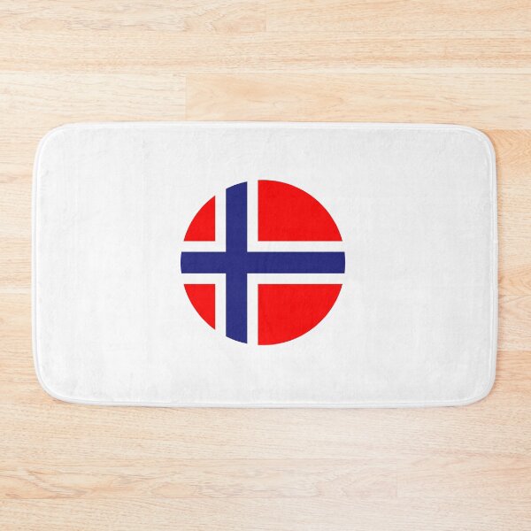 Item preview, Norway Flag Round designed and sold by MoonElite.
