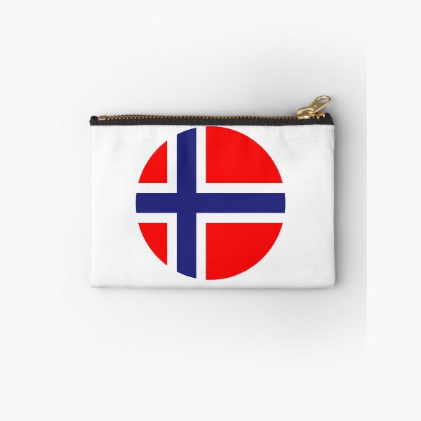 Item preview, Norway Flag Round designed and sold by MoonElite.