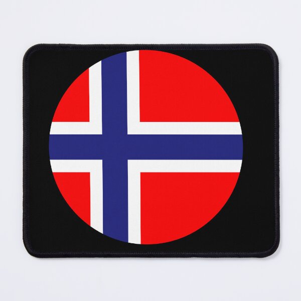 Item preview, Norway Flag Round designed and sold by MoonElite.