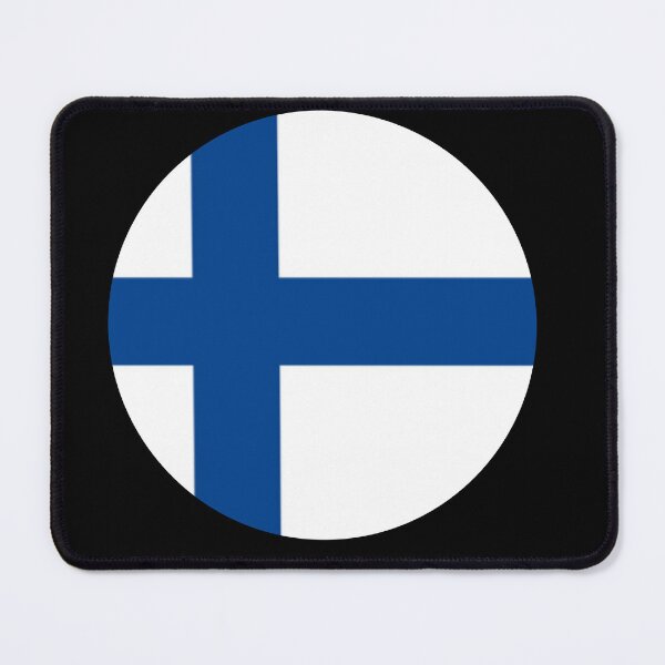 Item preview, Finland Flag Round designed and sold by MoonElite.