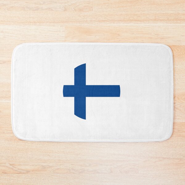Item preview, Finland Flag Round designed and sold by MoonElite.