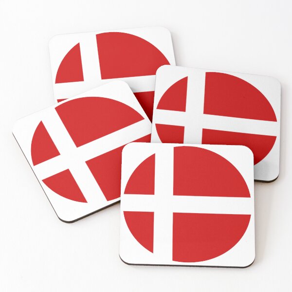 Item preview, Denmark Flag Round designed and sold by MoonElite.