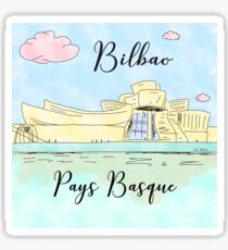 Pegatina Bilbao Pays Basque by Alice Monber