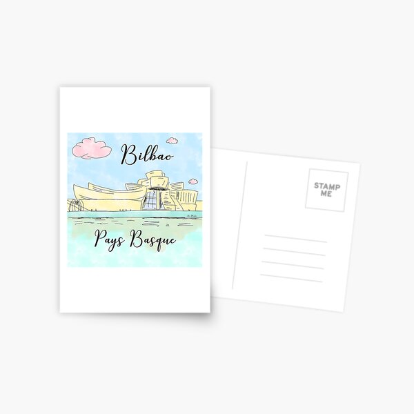 Bilbao Pays Basque by Alice Monber Postcard
