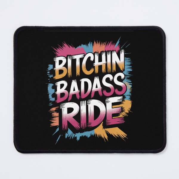 Item preview, Bitchin Badass Ride 80s Retro Graffiti designed and sold by 89BLACK.