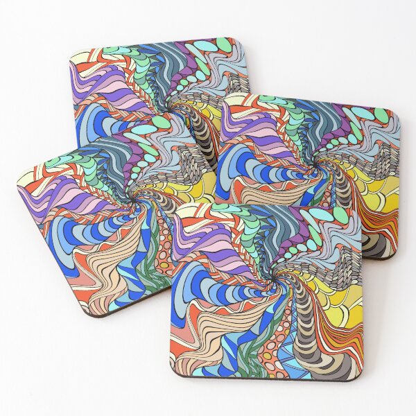 Item preview, Colorful Zentangle artwork designed and sold by DaveDanchuk.