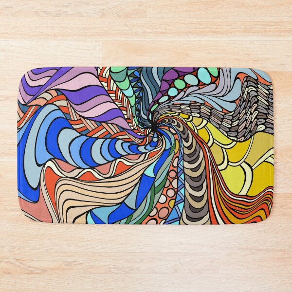 Item preview, Colorful Zentangle artwork designed and sold by DaveDanchuk.