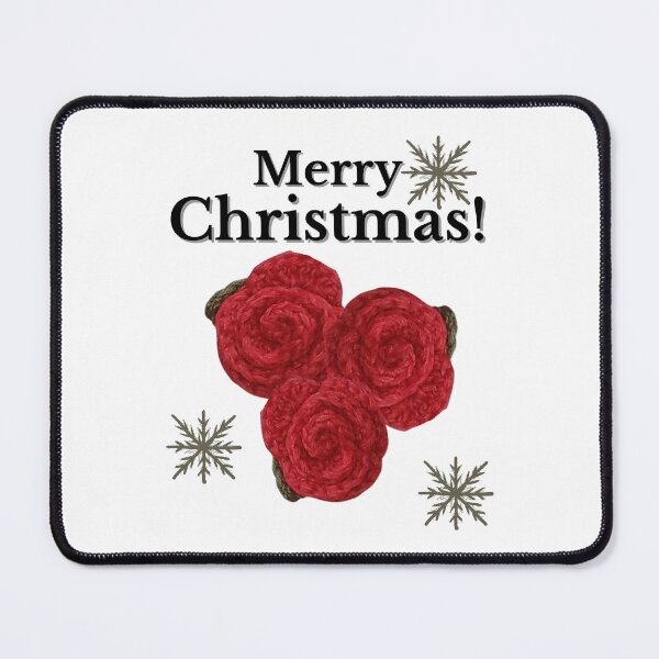 Item preview, Red Roses, Merry Christmas designed and sold by amigurumivane.