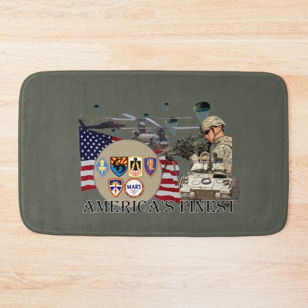 Artikelvorschau, US ARMY battalions divisions regiments installions base hq collection FIND YOURS entworfen und verkauft von THE AMERICAN TEEVANGELIST.