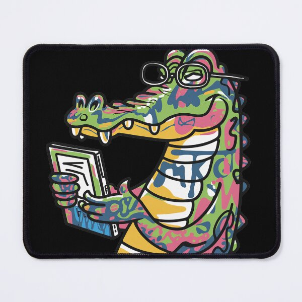 Item preview, Funny Alligator using ereader Book Graffiti designed and sold by Nature's Fancy.