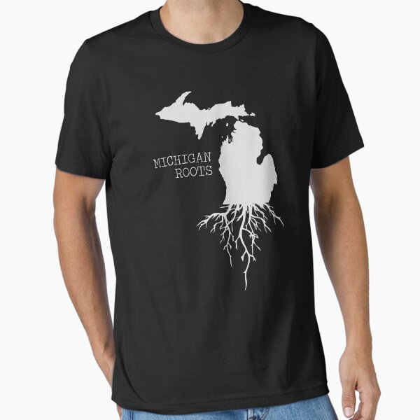 Vista previa del artículo con la obra «Raíces de Michigan | Estado de Michigan», diseñado y vendido por designeclipse.