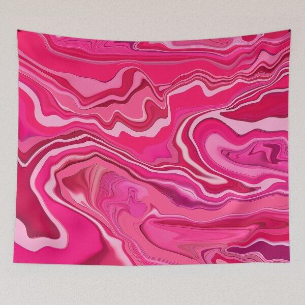 Item preview, Pink Swirls Contemporary Abstract Liquid Swirls Modern Retro Swirls 2 of 4 designed and sold by Beachy.