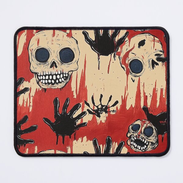 Item preview, Haunted Handprints and Skulls designed and sold by DancingBuddha.